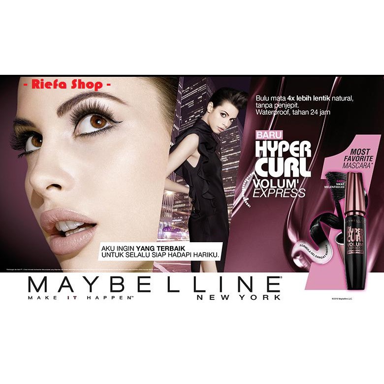 MAYBELLINE Hypercurl Volum Express Mascara..ORIGINAL Maskara