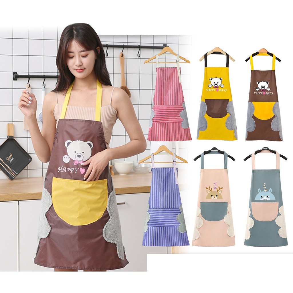 INFY - R394 CaTalina Celemek Masak Apron Waterproof Motif Karakter