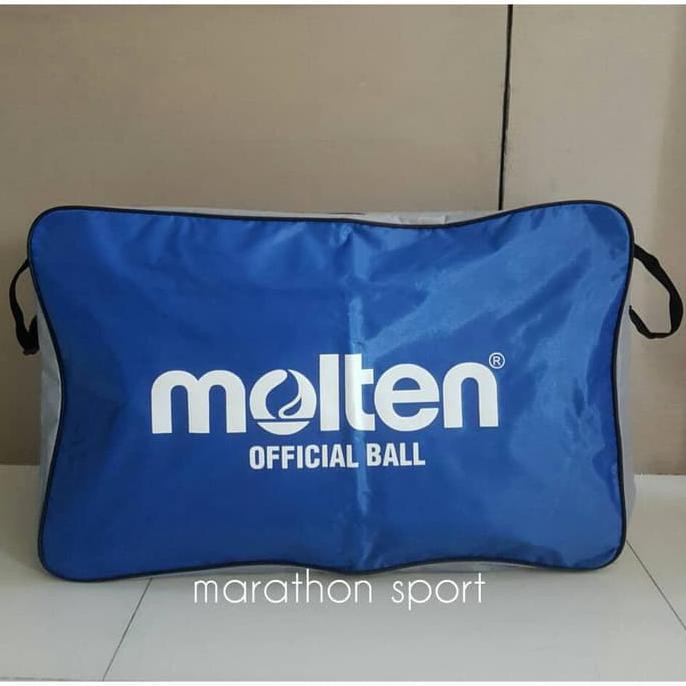 Promo // Tas Bola Molten Kotak Isi 6 Bola Basket Original