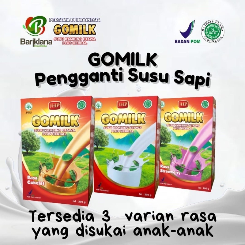

GOMILK Susu Kambing Etawa-Pengganti Susu Sapi-Baik untuk Kesehatan