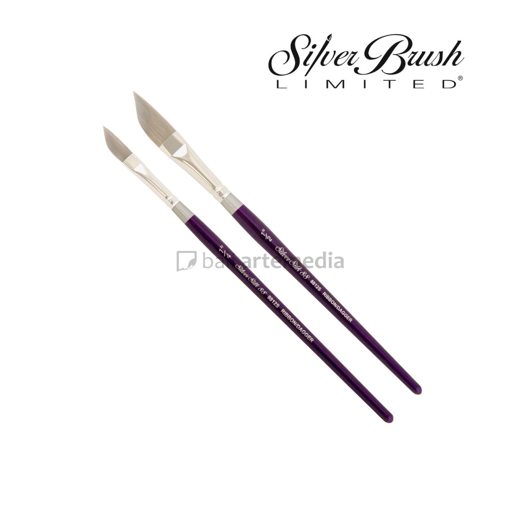 Silver Brush Silk 88 - Ribbon / Dagger 8812S