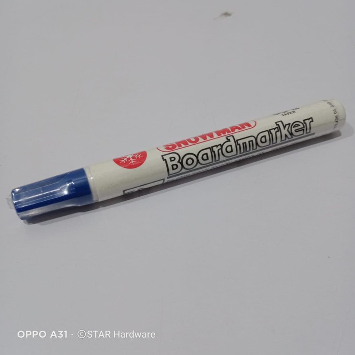 

Snowman Boardmarker Spidol Papan Tulis Whiteboard BG-12 Japan ORIGINAL - Biru