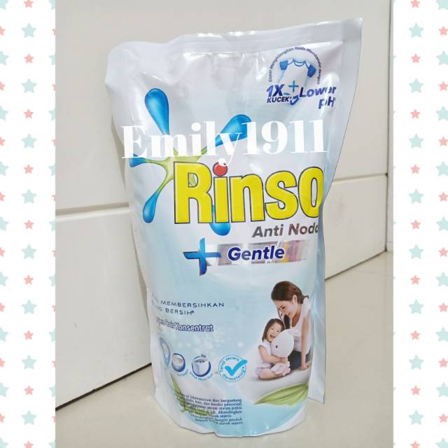 Rinso gentle deterjen cair 700ml