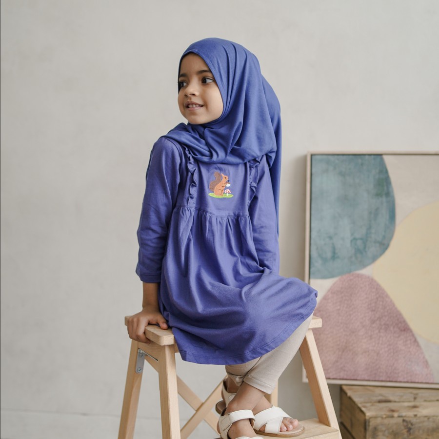 Mooi Amira Dress - Dress Anak Perempuan Baju Muslim 1-2 tahun