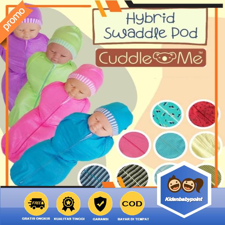 Bedong Instant Instan CuddleMe Cuddle me / Hybrid swaddle pod / bedong bayi newborn instan / bayi baru lahir / bedongan / lampin baby / swaddlepop cuddleme /selimut