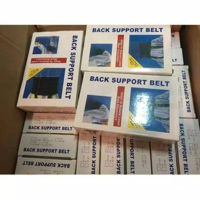 Back Support / Safety Belt / Sabuk Penahan Perut/ Belt Support Size S Harga GROSIR