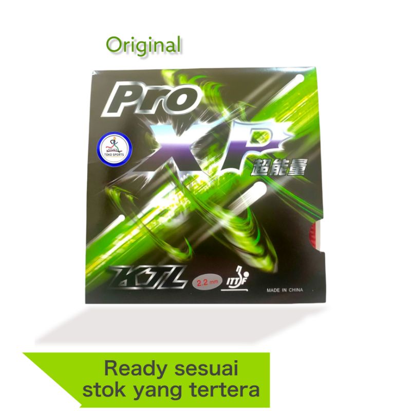 KTL Pro XP Karet Bat Pingpong LKT Bet Tenis Meja