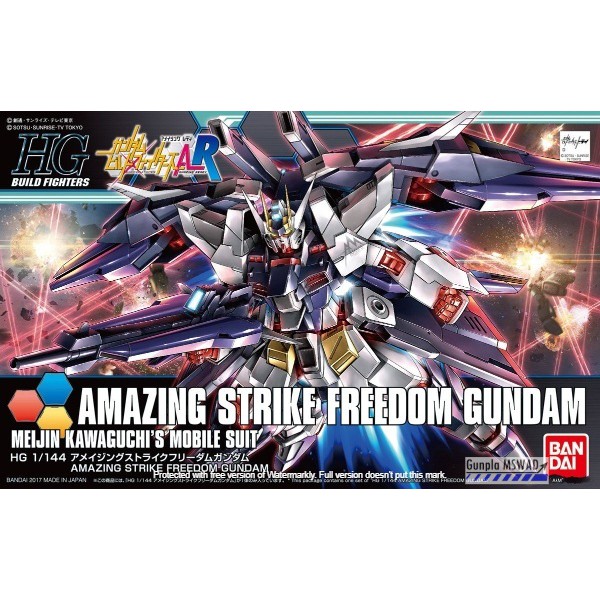 HG BF Amazing Strike Freedom Gundam 1/144