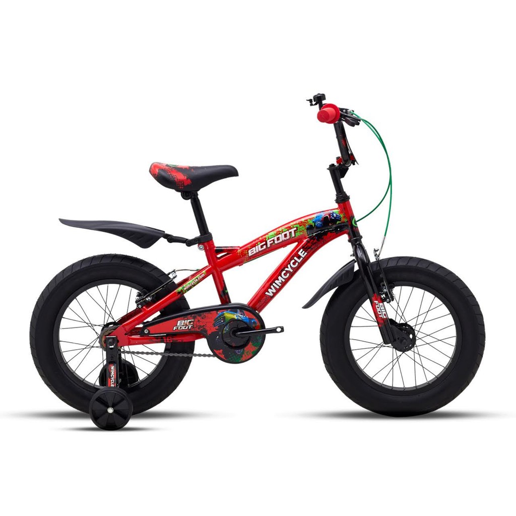 Sepeda Anak Wimcycle Bigfoot 16 Inci x 3.0 Inci BMX Steel 4-7 Tahun Fatbike Kids Bike BMX