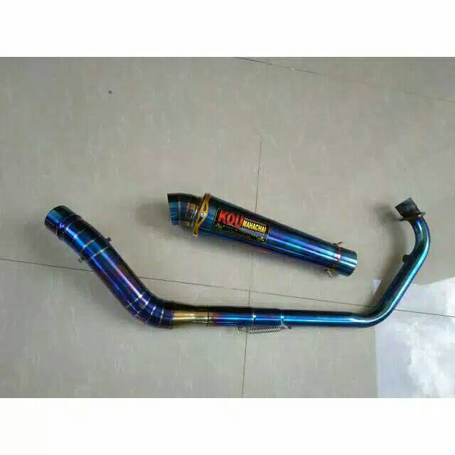 Knalpot BLUEMOON Vixion R15 NewCb150 Cb150 old Fu Sonic Knalpot KOU BLUEMOON