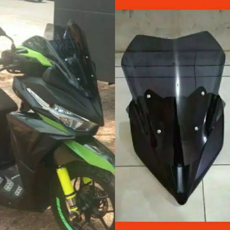 Frame windshield honda vario OLD 150 125 led. kedok vario OLD 2015/2016/2017. Tameng vario 150. tame