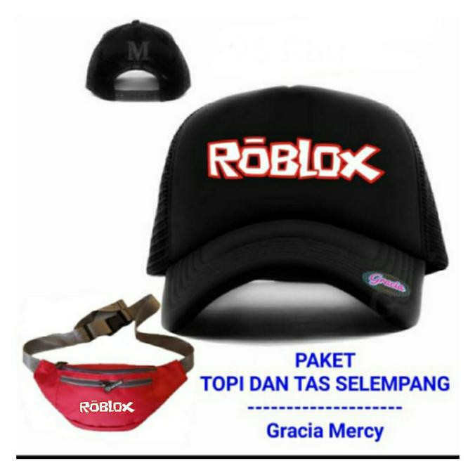 Terlaris Topi Trucker Roblox Jaring Baseball Paket Topi Dan Tas