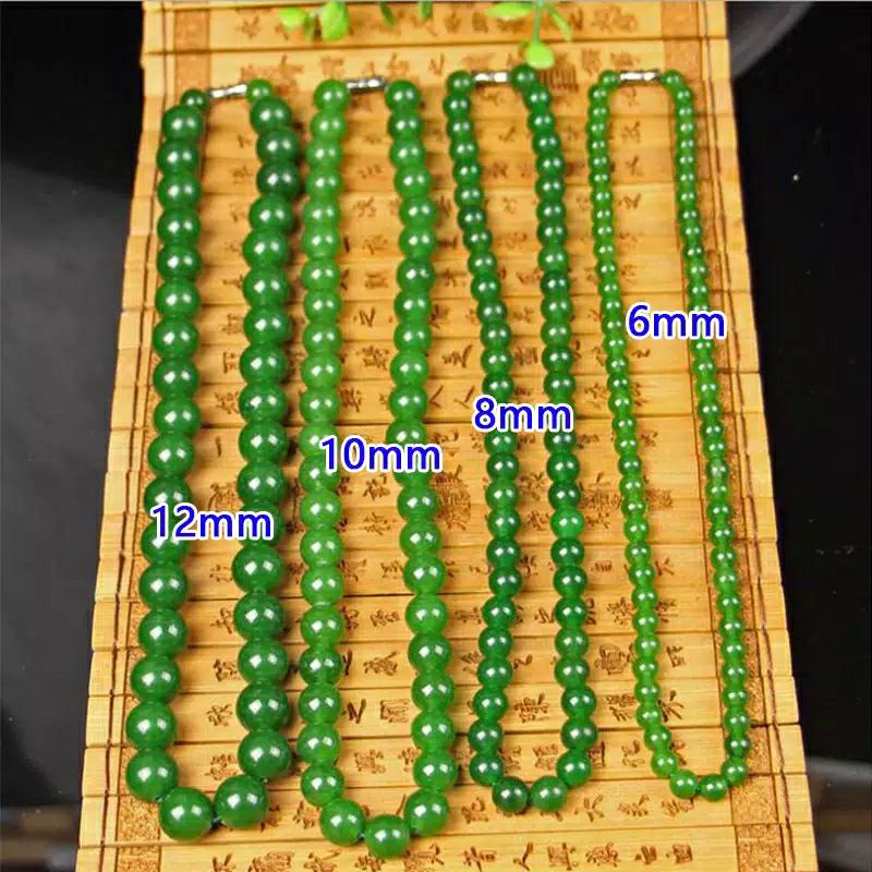 BATU DINGIN Kalung Kesehatan Giok Hijau Botol Natural Asli PRIA WANITA