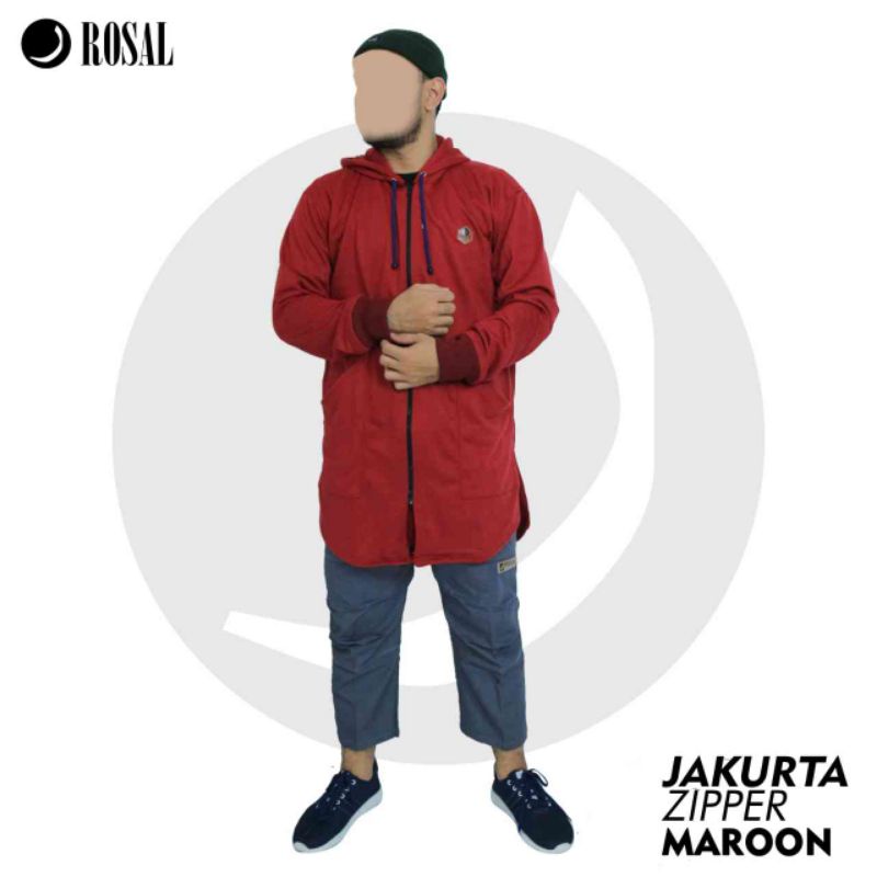 Jakurta Jaket zipper rosal
