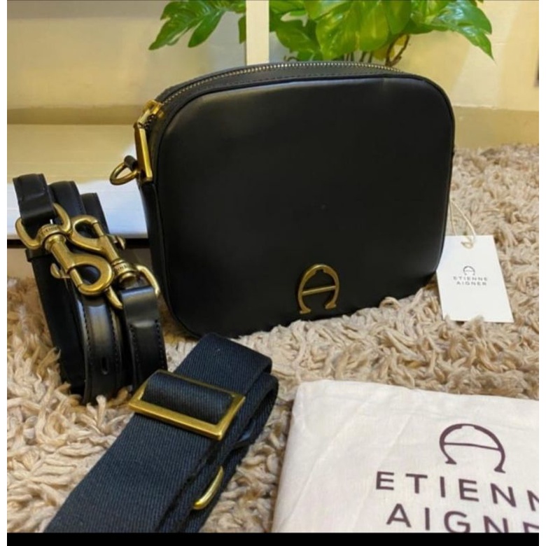 Etienne Aigner Marianne Crossbody Black Bag