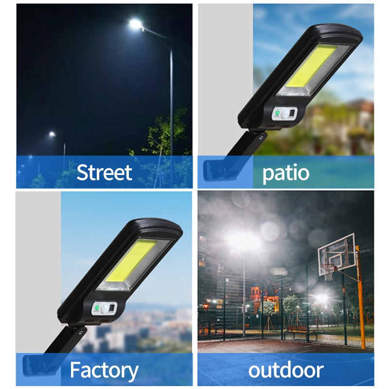 Solar Lampu COB Lampu Jalan LED 50W Tenaga Matahari Lampu Solar Panel Surya Outdoor Waterproof sensor light LED Lights