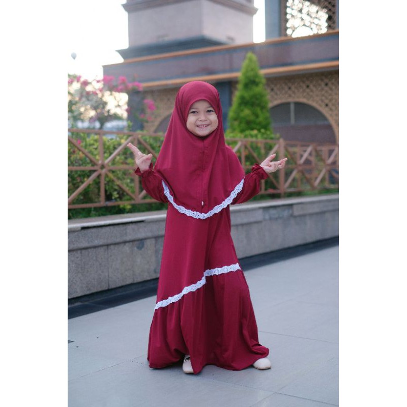 GAMIS ANAK ZHAFIRA USIA 2-7 TH PREMIUM