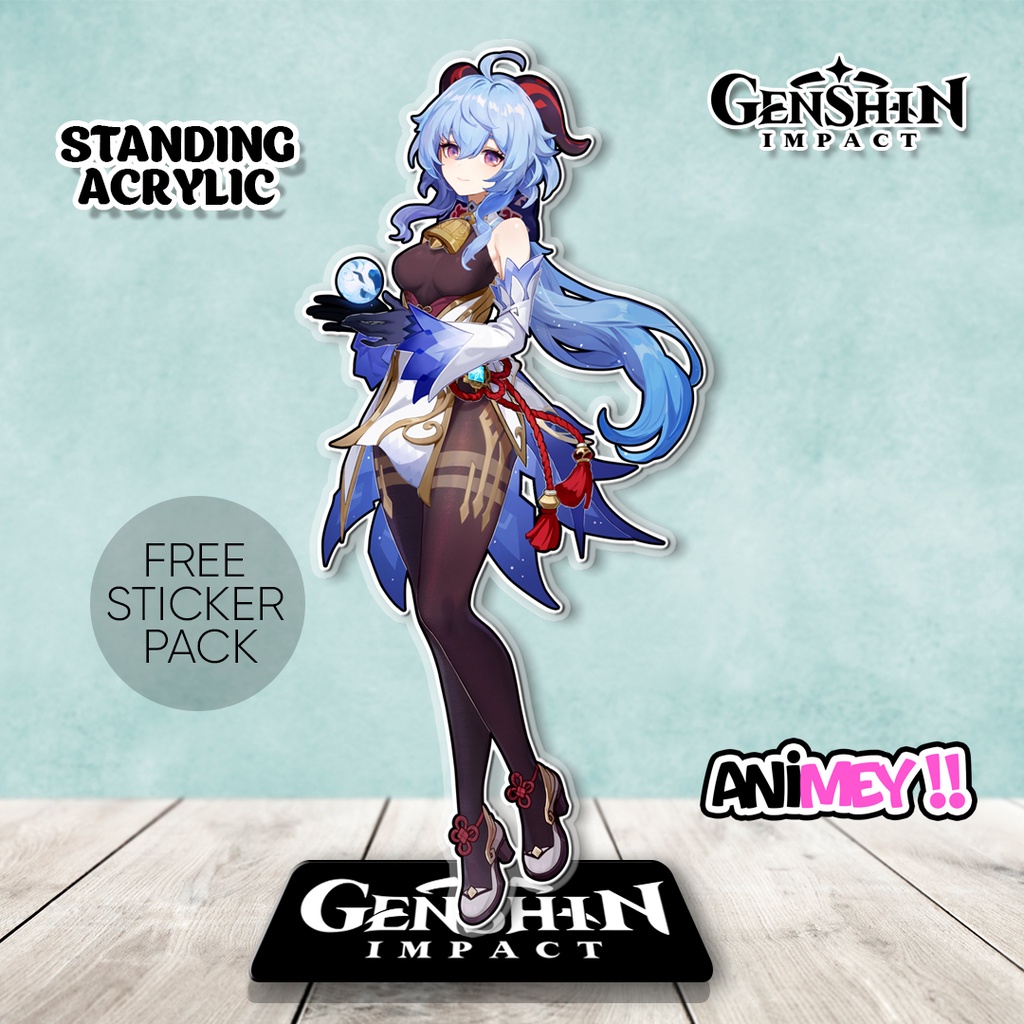 Standing Acrylic Genshin Ganyu / Standee / Action Figure
