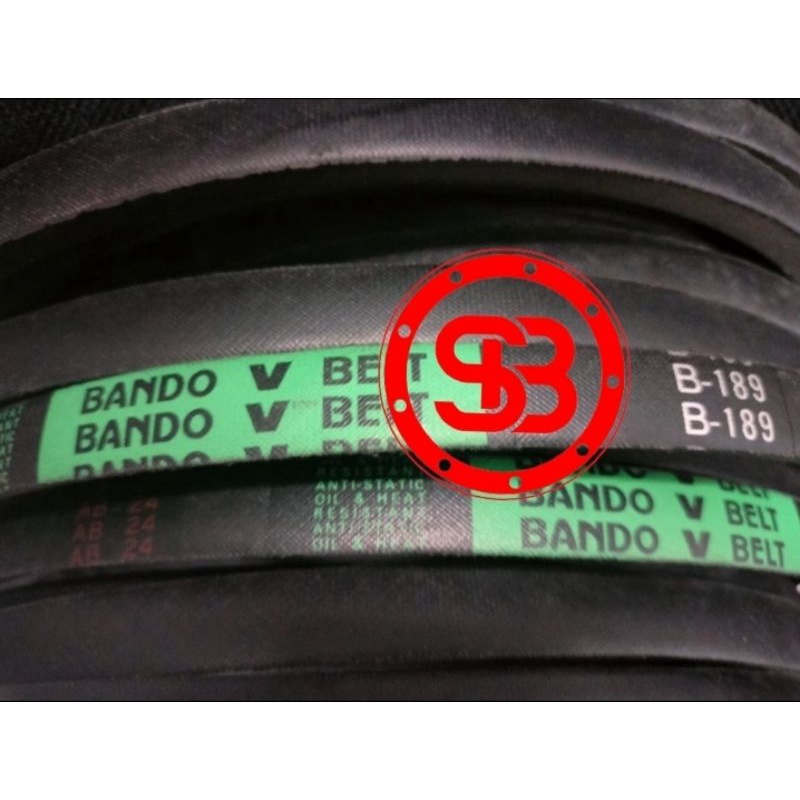 Vanbelt Van Fan Belt Tali Kipas BANDO B186 B187 B188 B189 B190 / MITSUBOSHI B 186 187 188 189 190