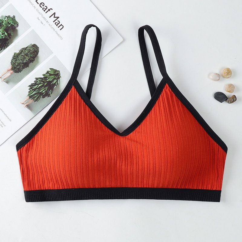 MOORB490 Bra Wanita Tanpa Kawat Sport Bra Olahraga Bh Push Up Pakaian Dalam Wanita Import