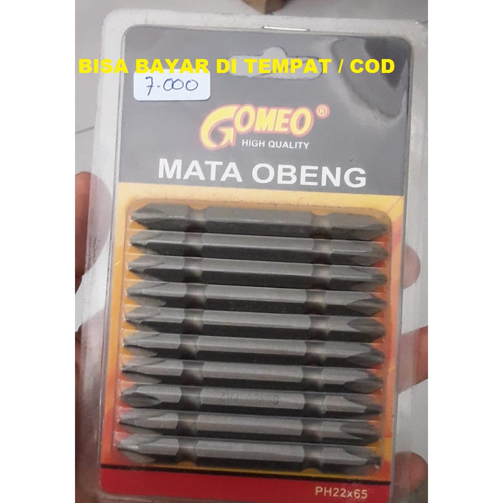 MATA BOR OBENG GOMEO  / MATA BOR KEMBANG OBENG  / SCREW DRIVER