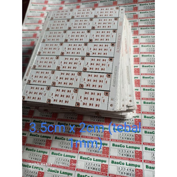 PCB alumunium LED kosong 1lembar=21pcs