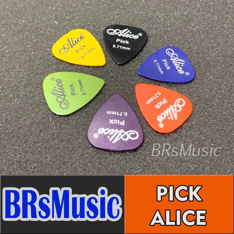 DAPAT 3 PCS Pick Gitar Akustik Elektrik Alice Kualitas Bagus