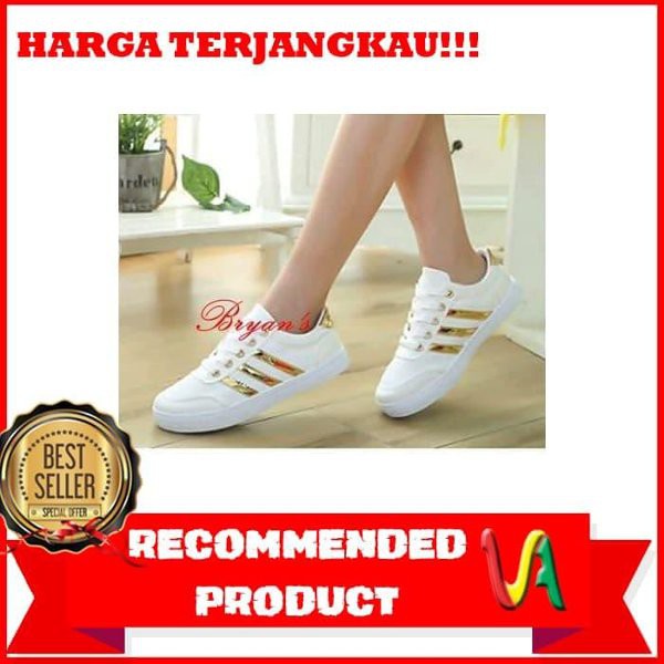 Sepatu.Sepatu wanita.Sneakers.Sneakers putih.Sepatu kets wanita