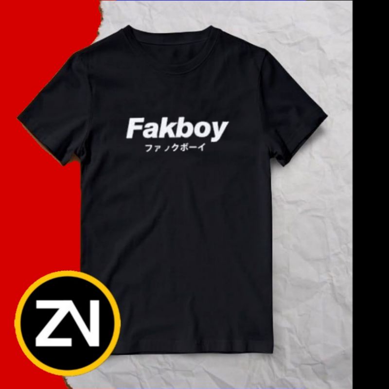 Kaos Fakboy / Kaos Distro Pria
