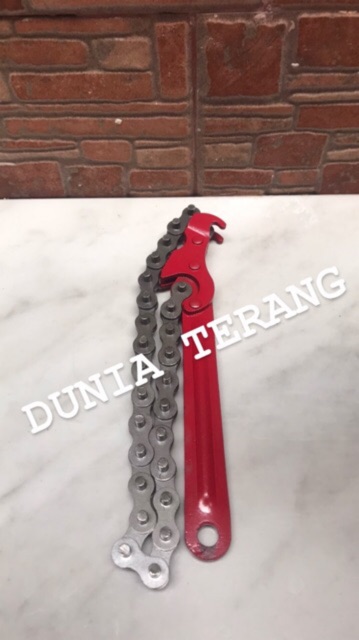 ATS Kunci Filter Oil Model Rantai 8'' Filter Wrench 8Inch - Alat Buka Pasang Filter Solar