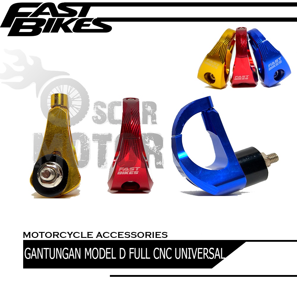 FASTBIKES GANTUNGAN BARANG MOTOR FULL CNC MODEL D UNIVERSAL VARIASI NEW motor