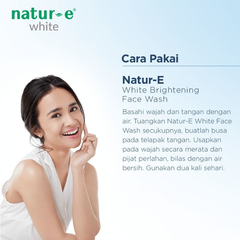 NATUR-E WHITE BRIGHTENING FACE WASH 50ML