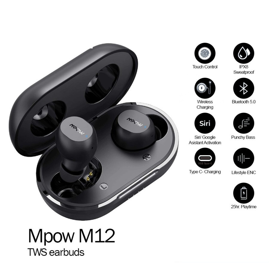 MPOW M12 TWS Earbuds