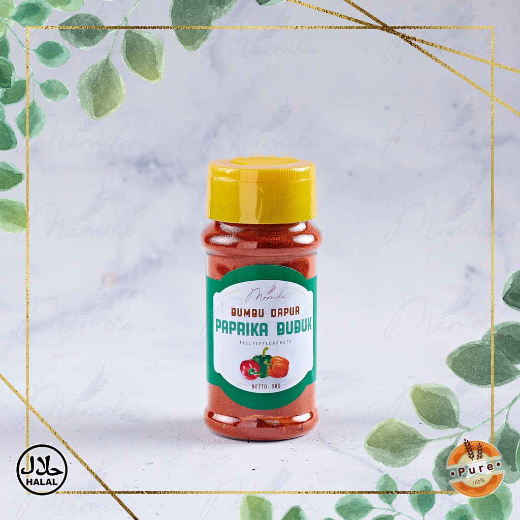 

Mamiku PAPRIKA BUBUK/PAPRIKA POWDER Bumbu Dapur netto 50gr