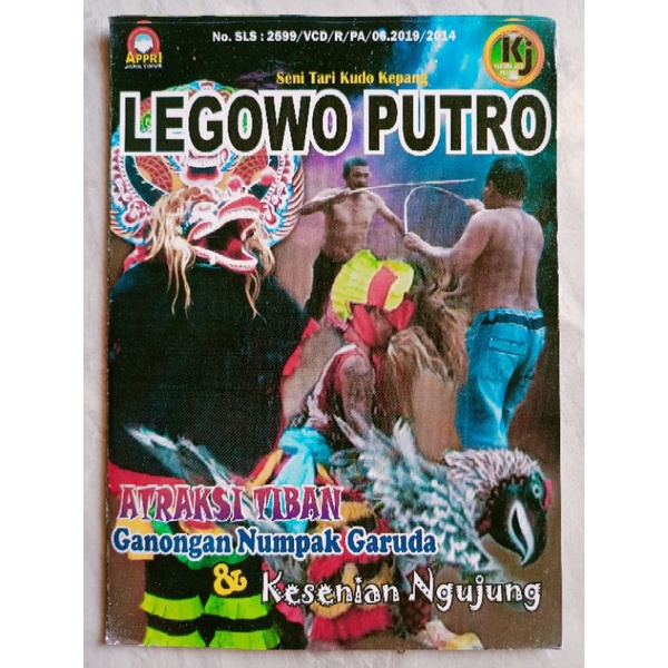 VCD original jaranan legowo Putro atraksi tiban