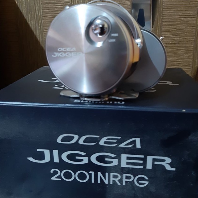Reel shimano OH ocea jigger 2001nrpg Like new GARANSI ON