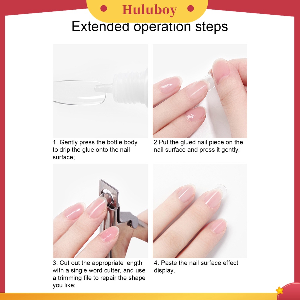 Huluboy Huluboy♡ Alat Pemotong Kuku Bentuk U Bahan Stainless Steel Untuk Manicure