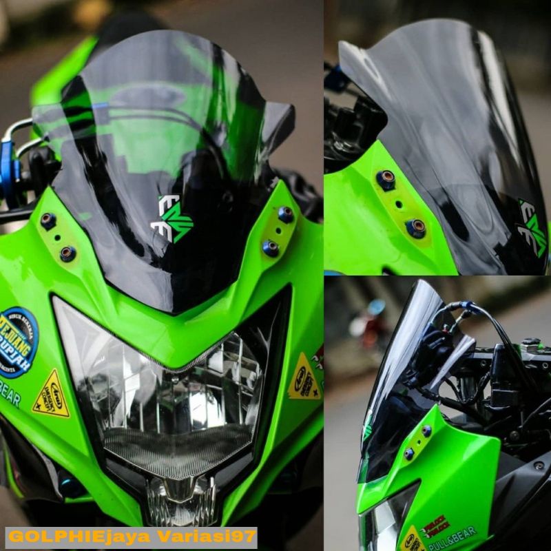 VISOR NINJA 250 MONO/WINDSHIELD VISOR NINJA 250SL SMOKE JENONG