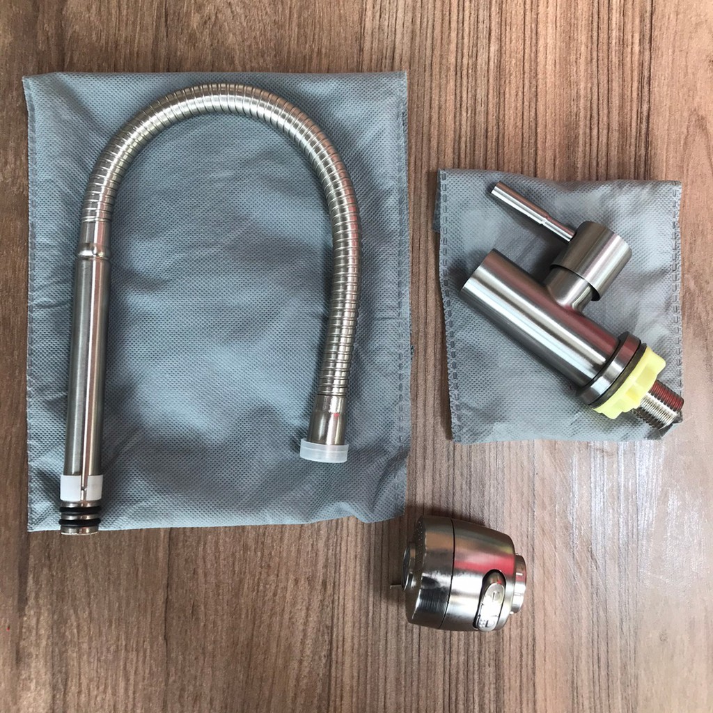 Keran kran angsa kuningan tebal cuci piring dapur fleksibel flexible BANO