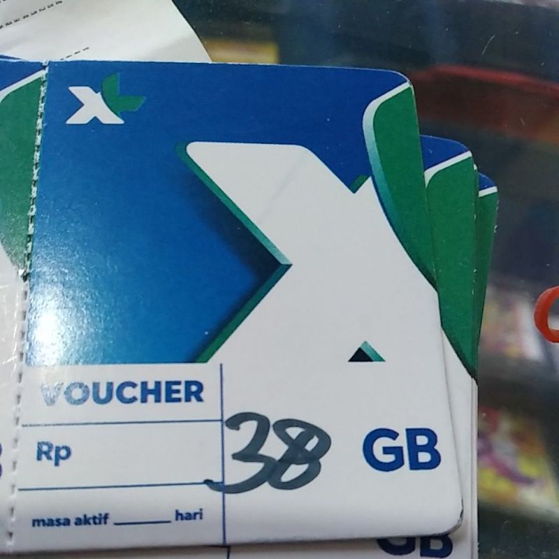 Voucher Paket Data Internet XL 38GB