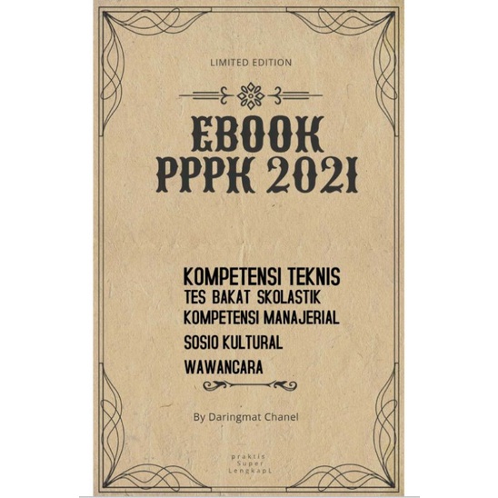 

BUKU PPPK TERBARU 2021 SOAL DAN PEMBAHASAN LENGKAP