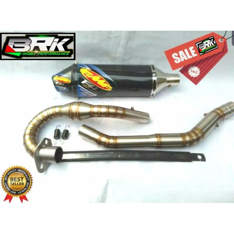 Knalpot FMF Carbon Honda CRF 150L Full Stainless