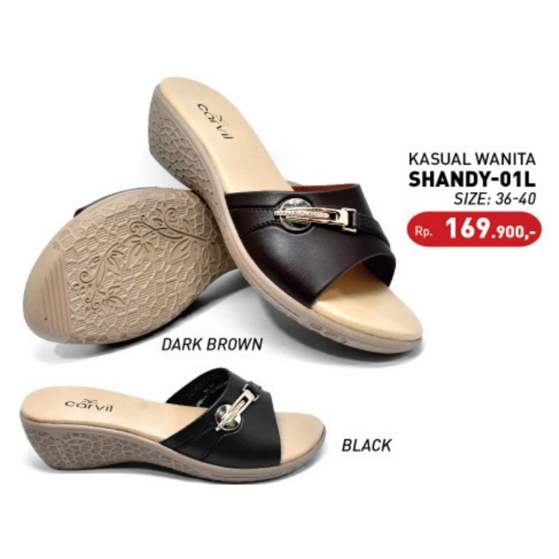 CARVIL SHANDY-01 | SANDAL CASUAL WANITA ORIGINAL 100%