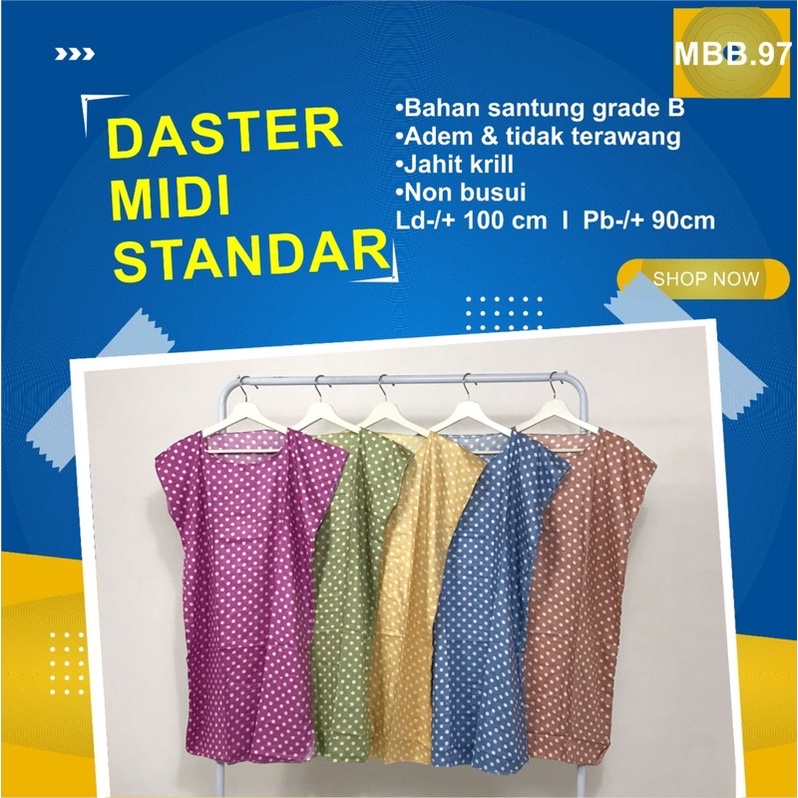 Daster Midi Standar Polka Pricila