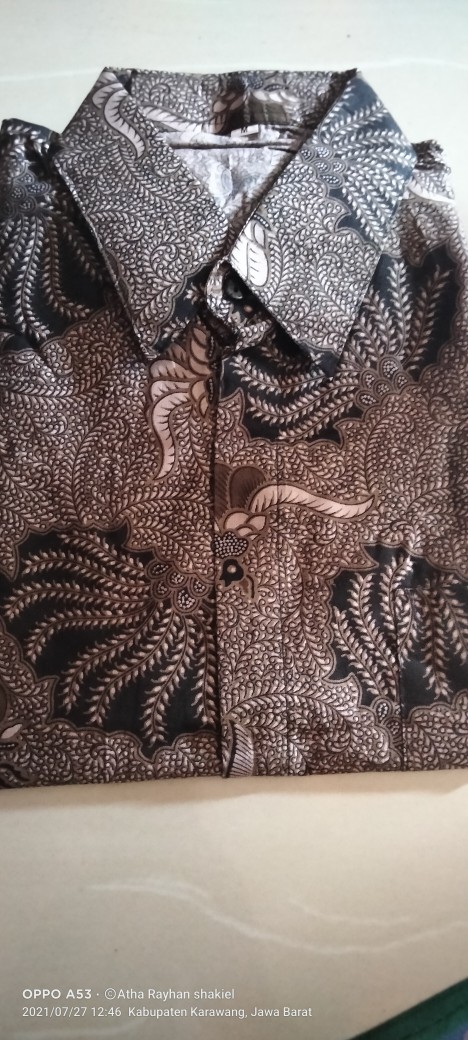 Couple Kemeja Batik Anak Dan Ayah Motif Kerang Ori By Rumah Kemeja