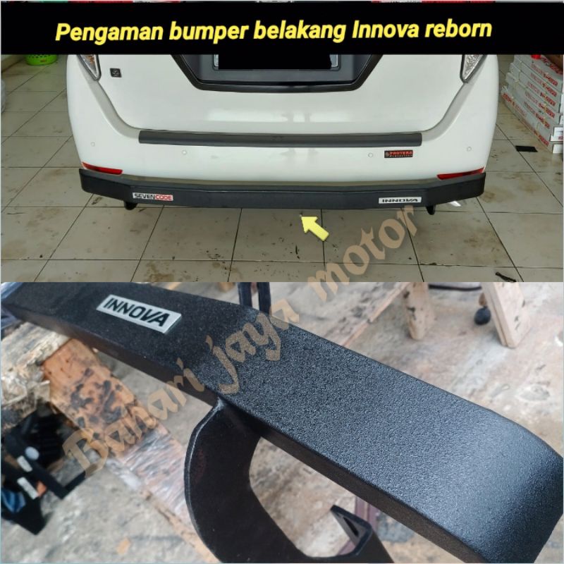 Jual Rear Bumper Guard Pengaman Bumper Belakang Innova Reborn Bahan Besi Shopee Indonesia