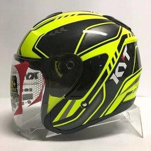 KYT Kyoto Super Fluo Carbonized - Yellow Fluo