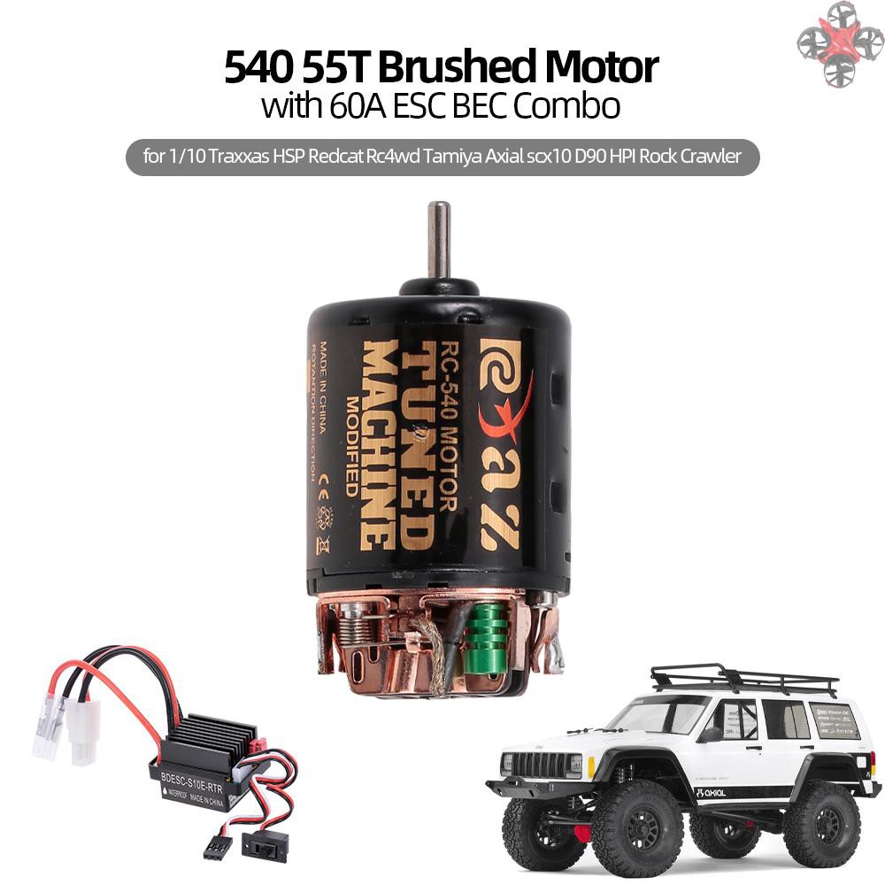 rc crawler motor esc combo