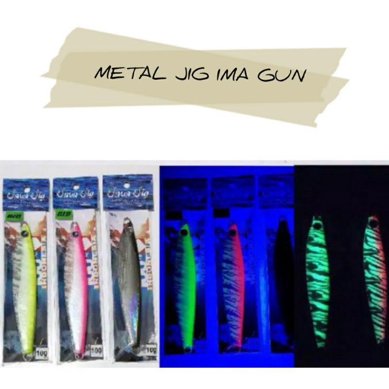 Metal Jig GID Ima Gun 100 gram