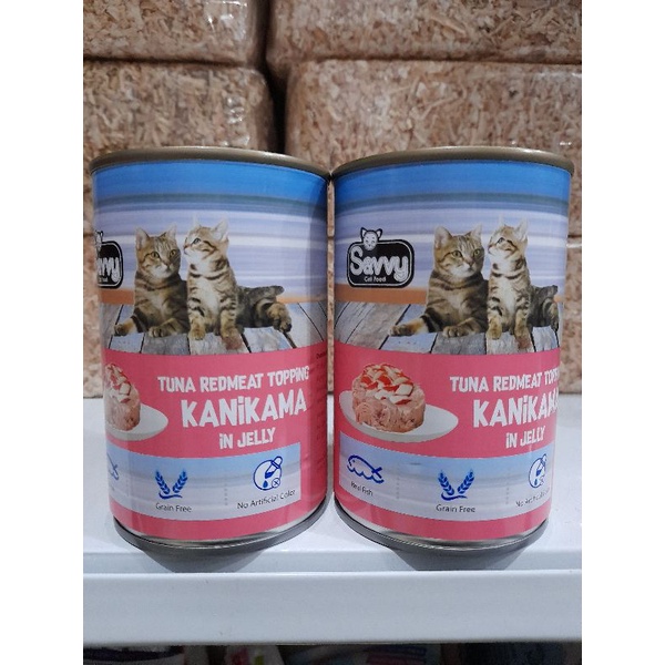 Makanan Basah Kucing Savvy 400g -Tuna Readmeat Kanikama